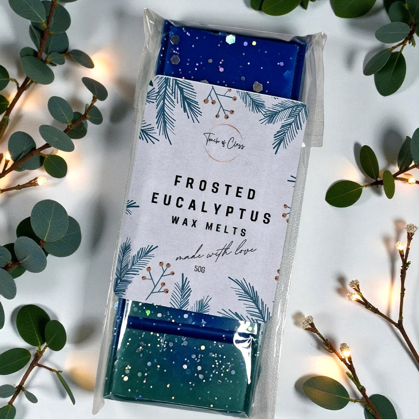 Frosted Eucalyptus | Wax Melt | Snap Bar | Christmas Edition