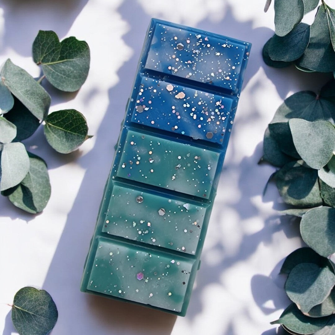 Frosted Eucalyptus Wax Melt Snap Bar