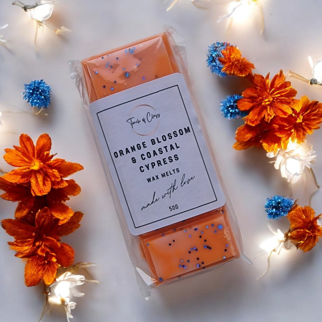 Orange Blossom & Coastal Cypress Wax Melt Snap Bar