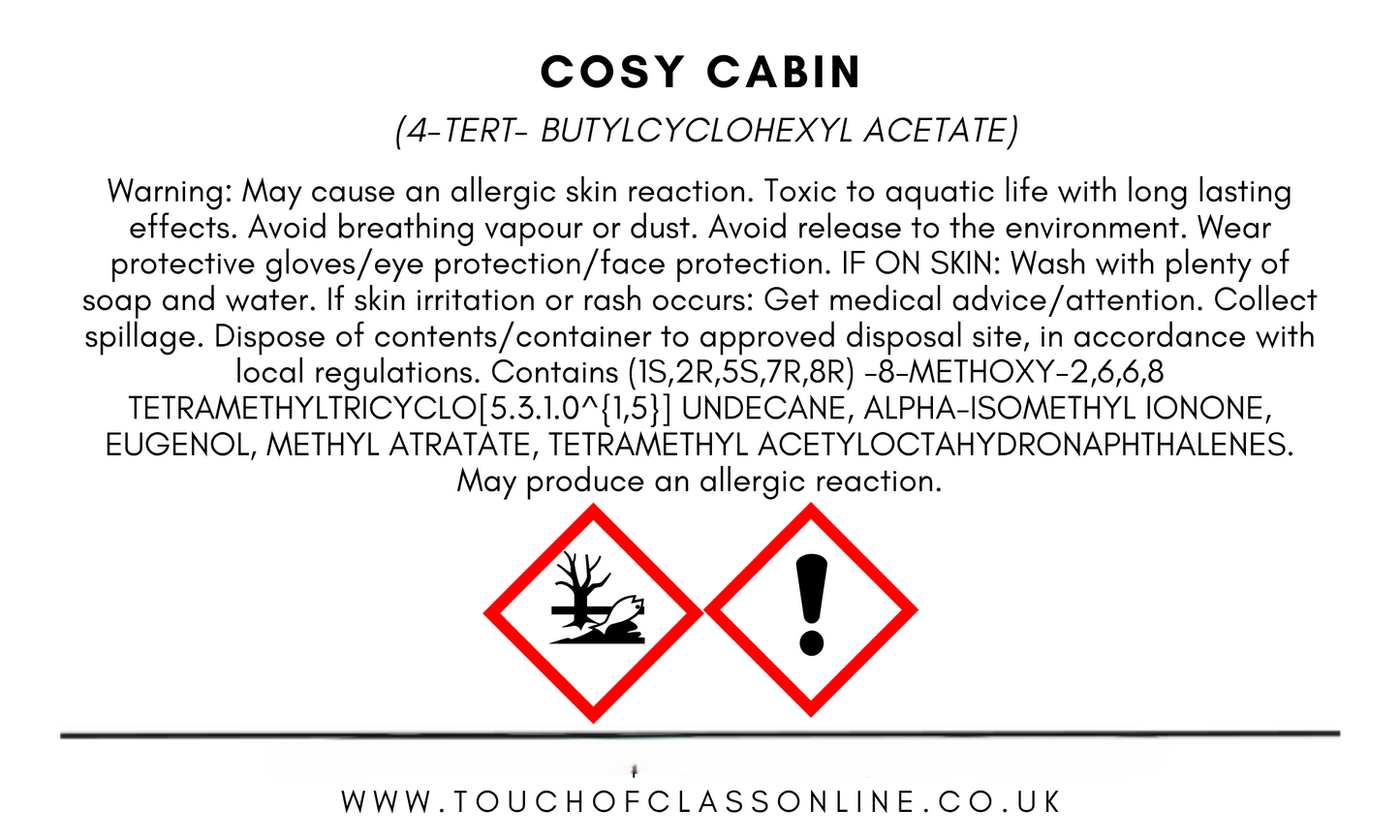 Cosy Cabin | Wax Melt | Snap Bar | Christmas Edition