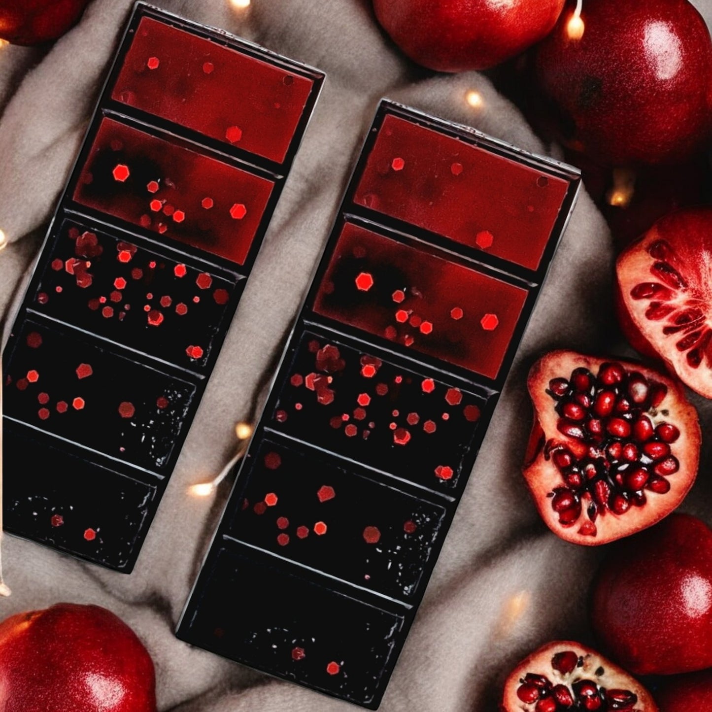 Black Pomegranate Wax Melt Snap Bar