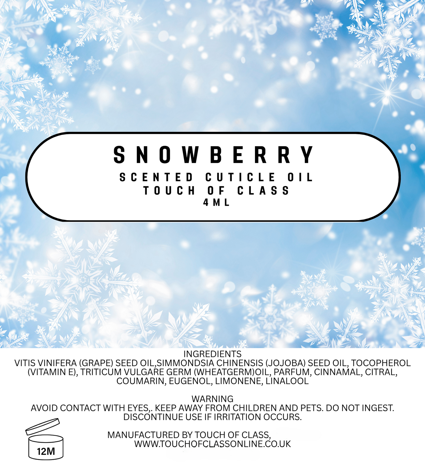 Snowberry | Cuticle Oil | Christmas Edition