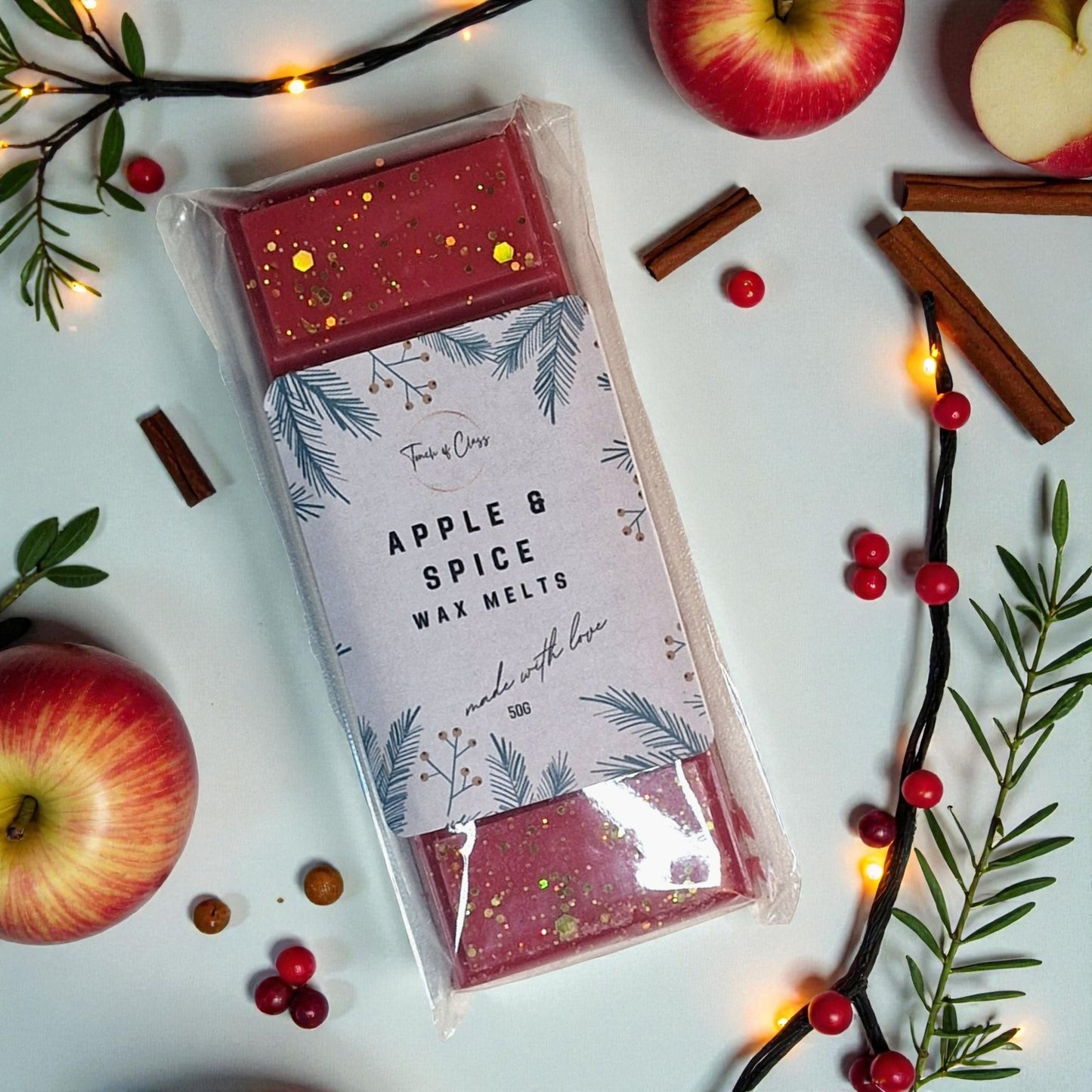 Apple & Spice | Wax Melt | Snap Bar | Christmas Edition