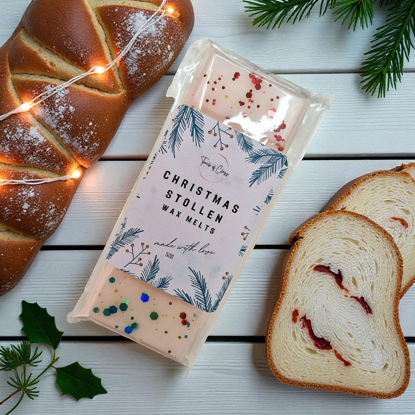 Christmas Stollen | Wax Melt | Snap Bar | Christmas Edition