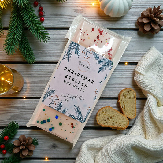 Christmas Stollen | Wax Melt | Snap Bar | Christmas Edition