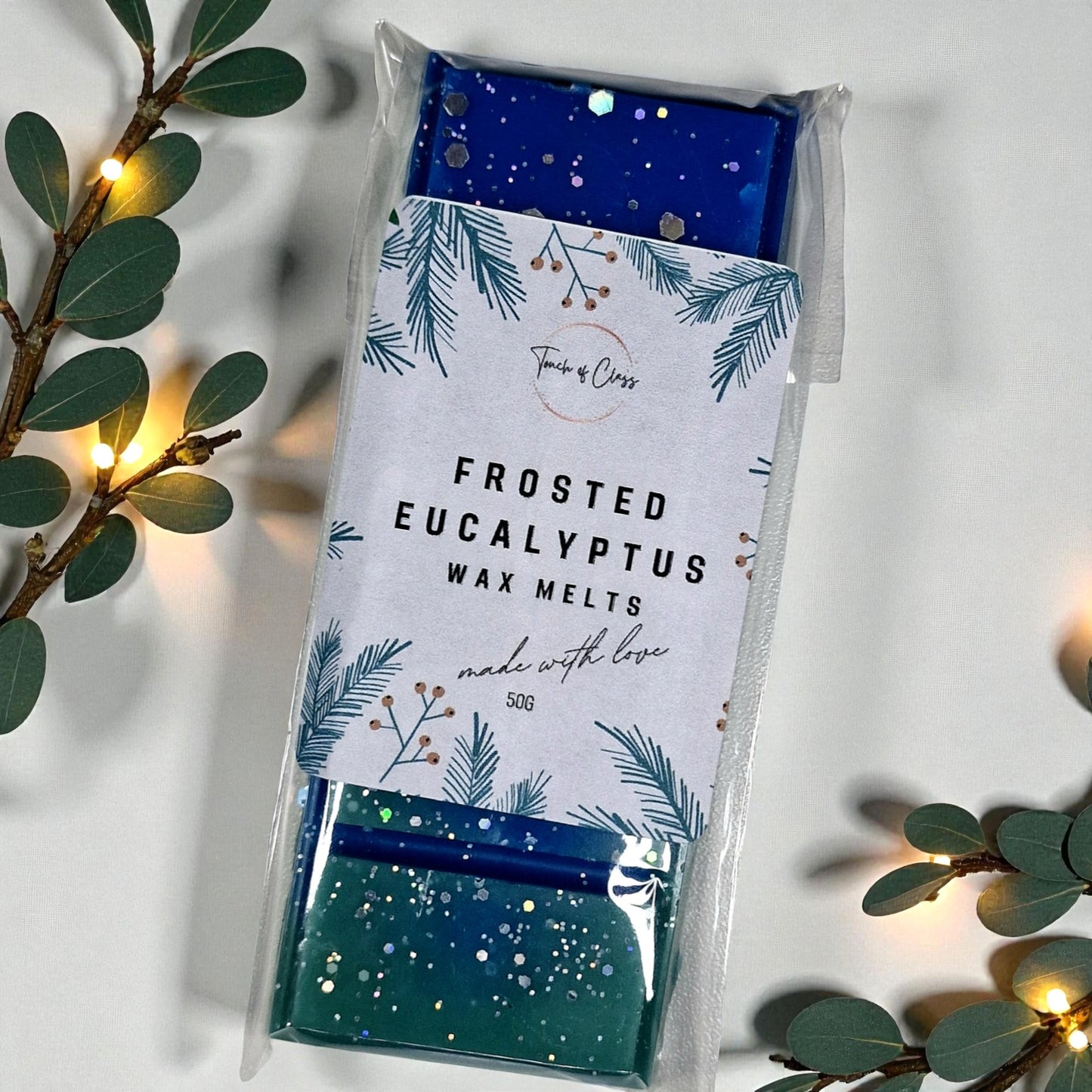Frosted Eucalyptus | Wax Melt | Snap Bar | Christmas Edition