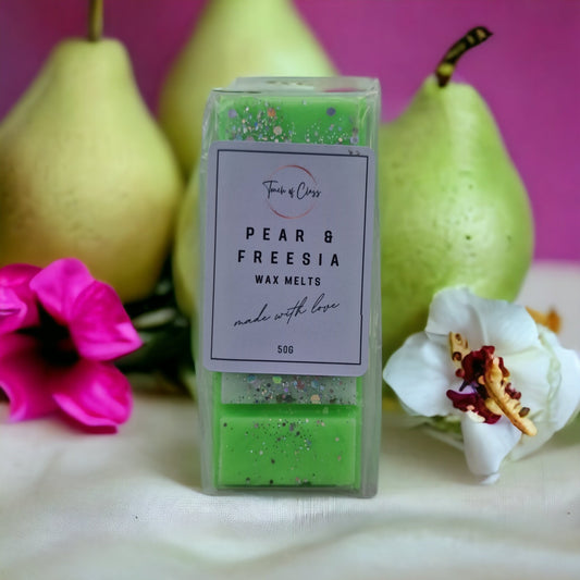 Pear & Freesia Wax Melt Snap Bar