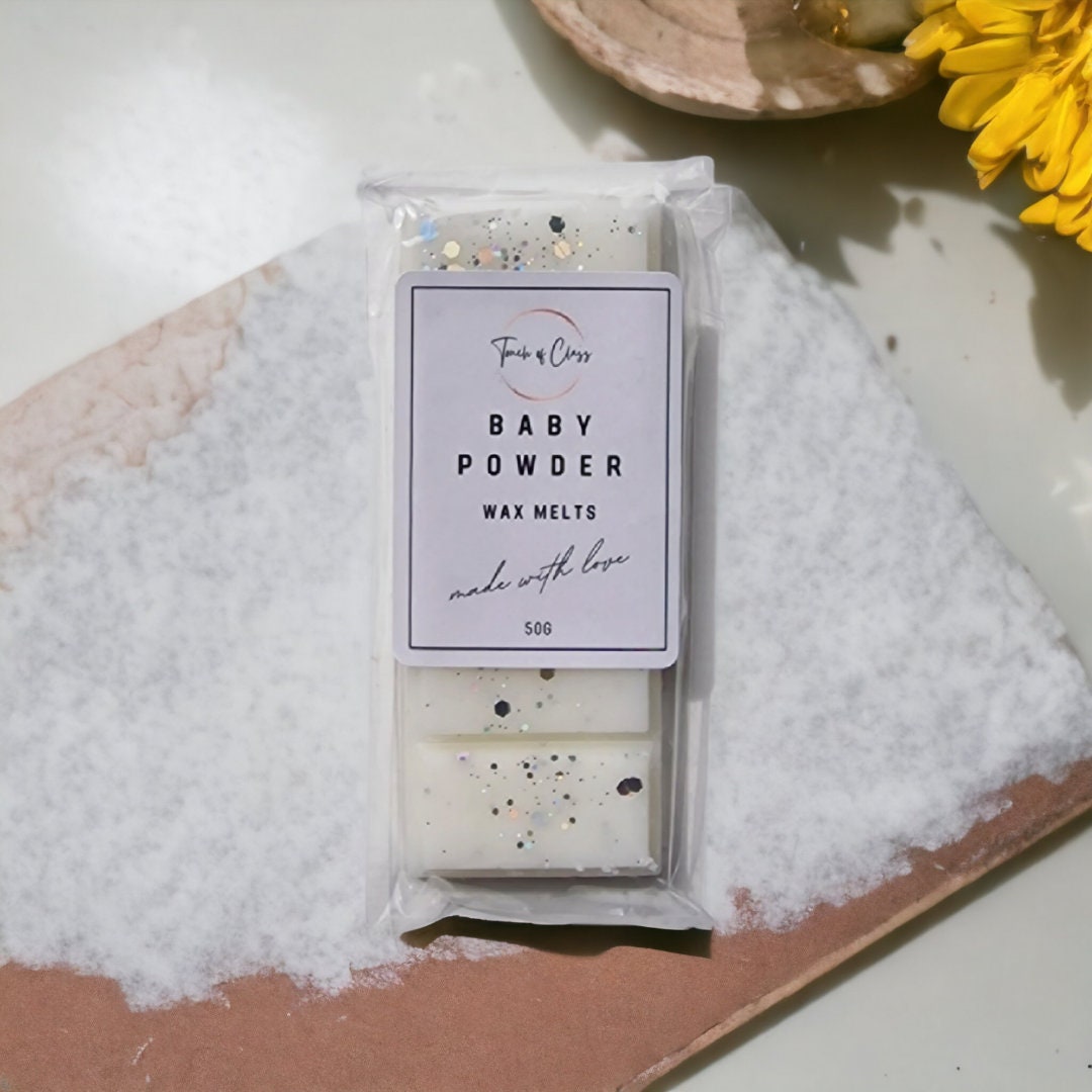 Baby Powder Wax Melt Snap Bar