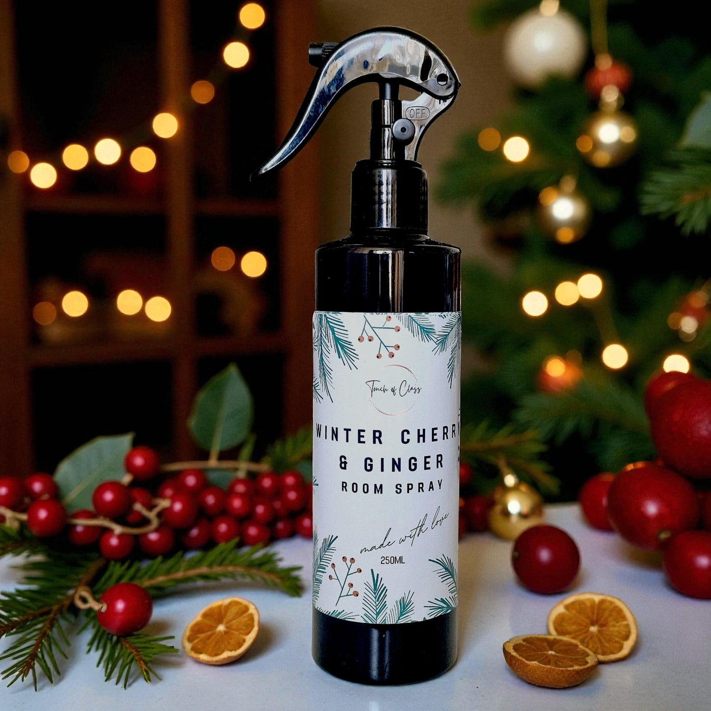 Winter Cherry & Ginger | Room Spray | Christmas Edition