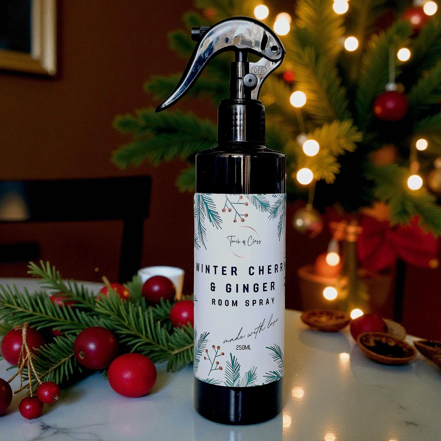 Winter Cherry & Ginger | Room Spray | Christmas Edition