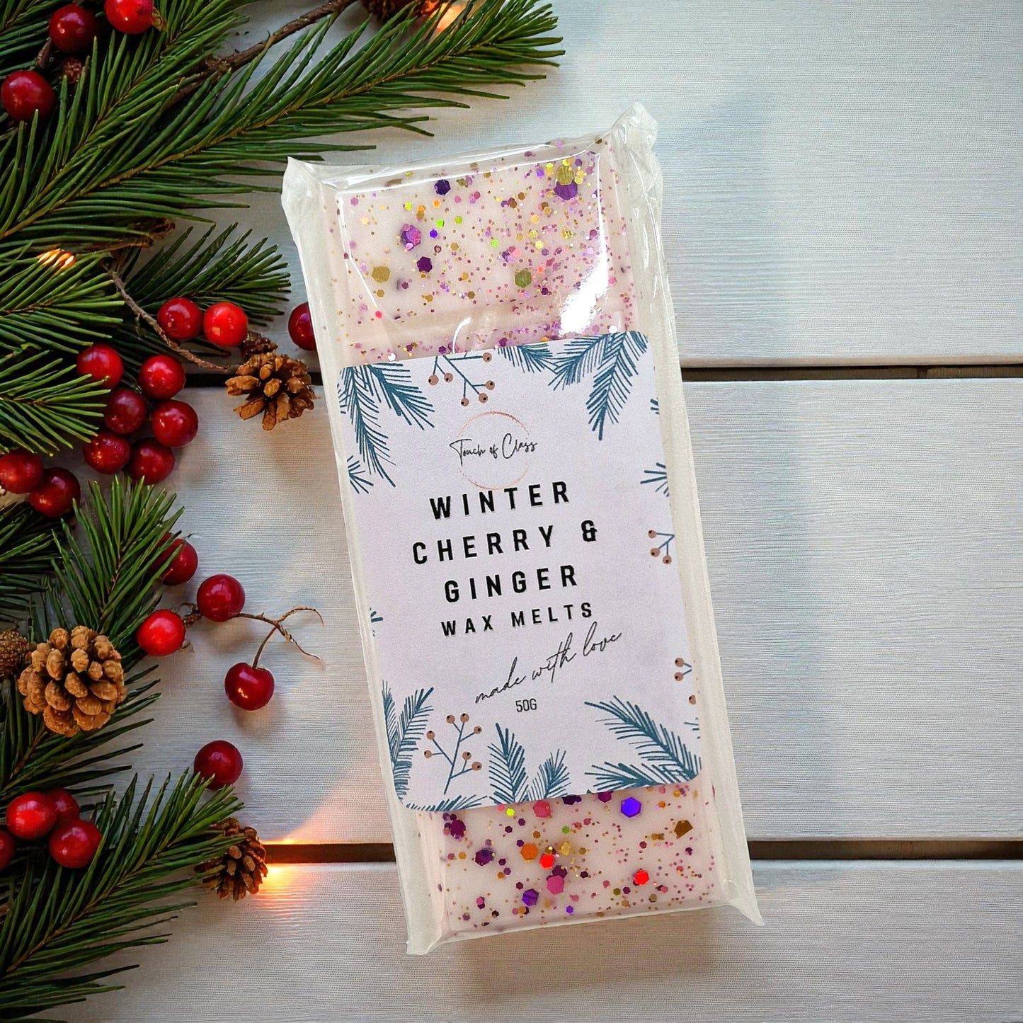 Winter Cherry & Ginger| Wax Melt | Snap Bar | Christmas Edition